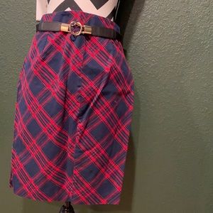 Plaid Skirt